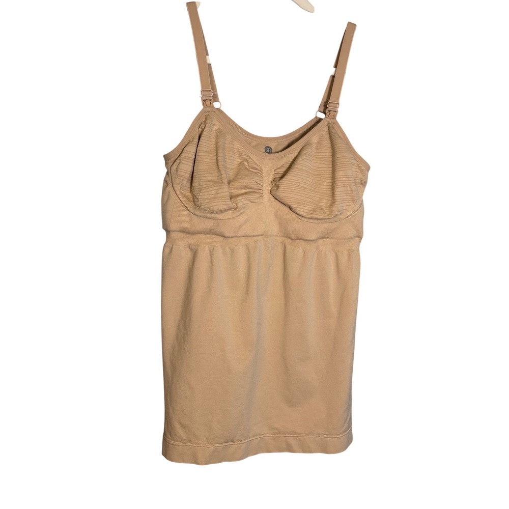 Kindred Bravely Sublime Hands-Free Pumping Tank Beige Nude Large